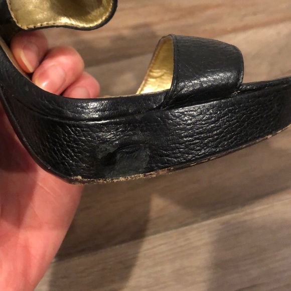 Report Signature black strappy heels - Picture 5 of 5